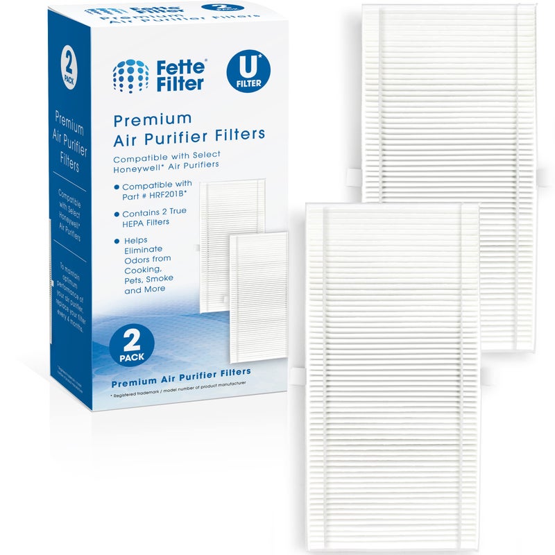 Fette Filter - Replacement Filter U Compatible with Honeywell HEPAClean U Filter HRF201B and Febreze FRF102B For HHT270, HHT290 & Febreze FHT170, FHT180, FHT190 - Pack of 2 - Image 2